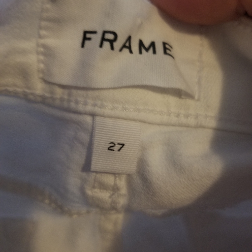 Frame Le High Skinny in Blanc  Size 27 - Picture 5 of 7